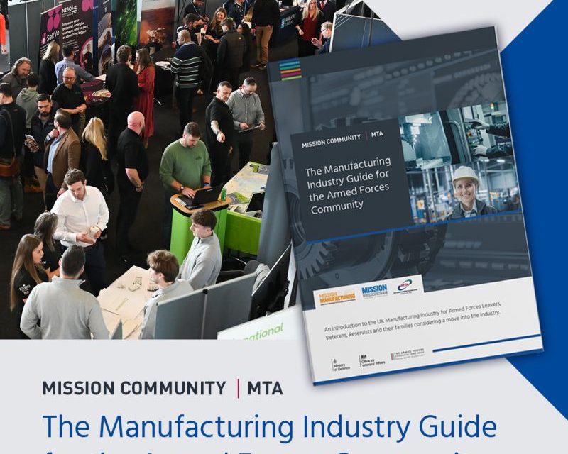 MTA and Mission Community launch a veterans’ career guide to strengthen UK manufacturing and sovereign capability
